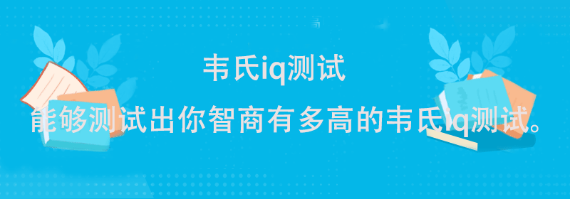 韦氏智商测试题