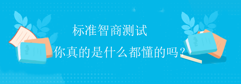 准确智商测试